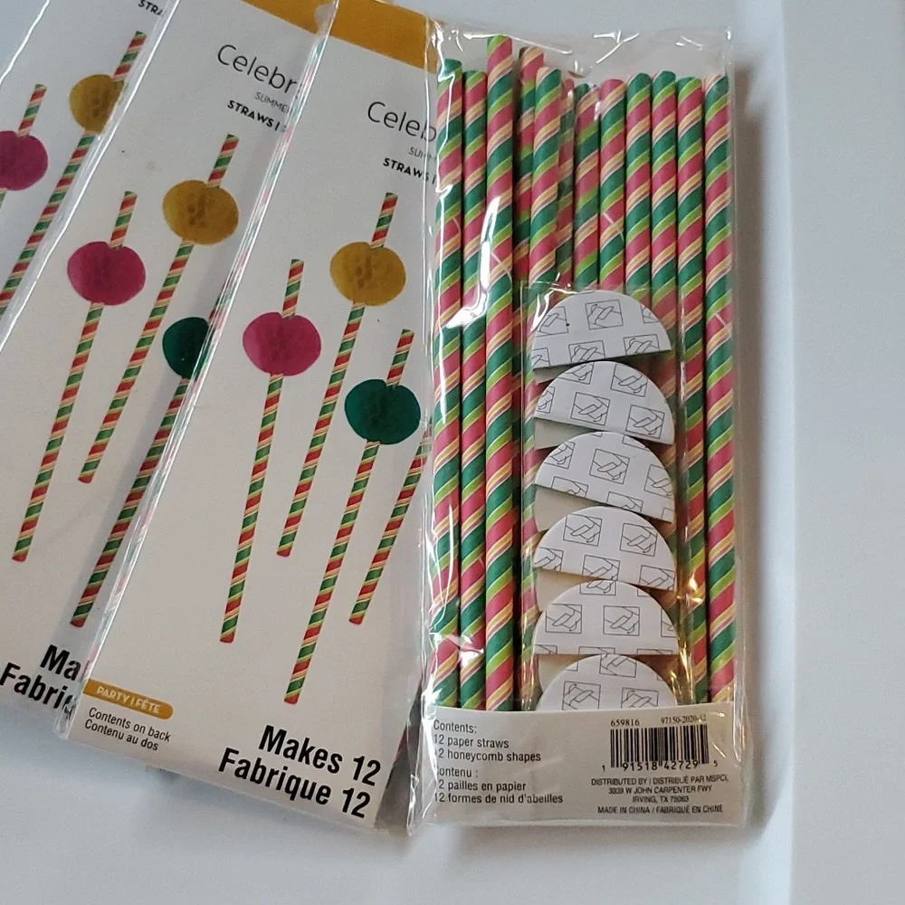 PARTY STRAWS